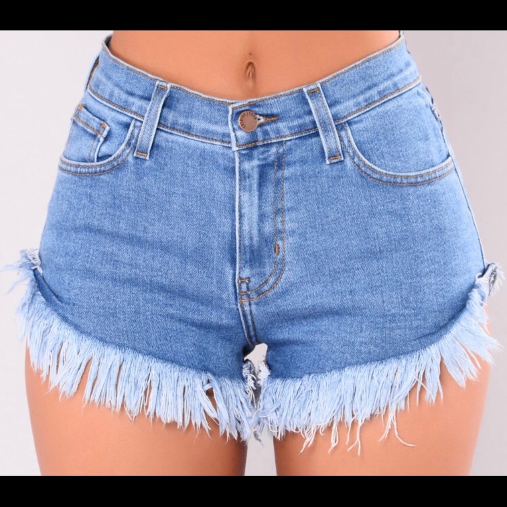 Fashion Nova Desert Dreams Frayed Shorts